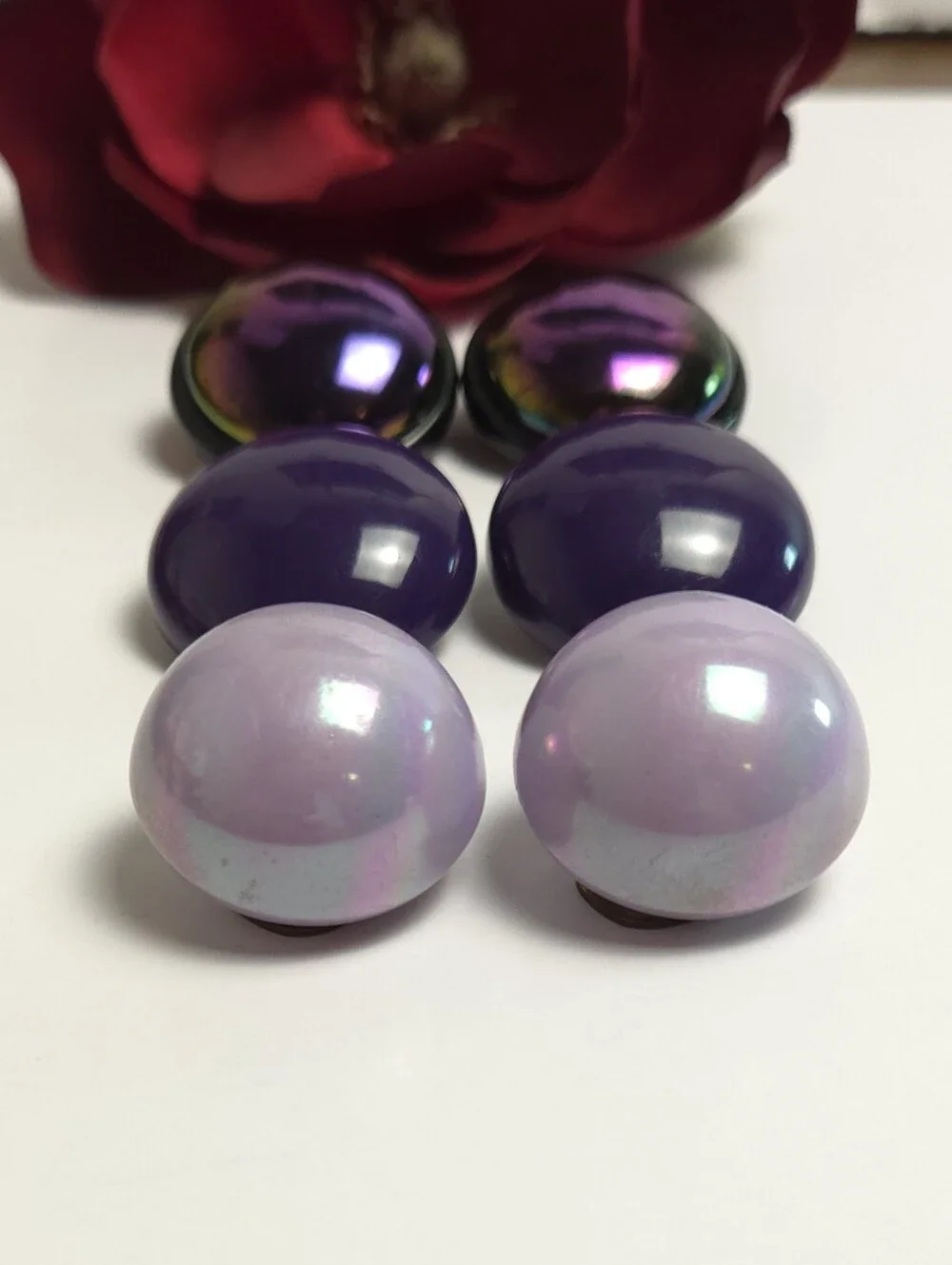 Vintage pairs purple